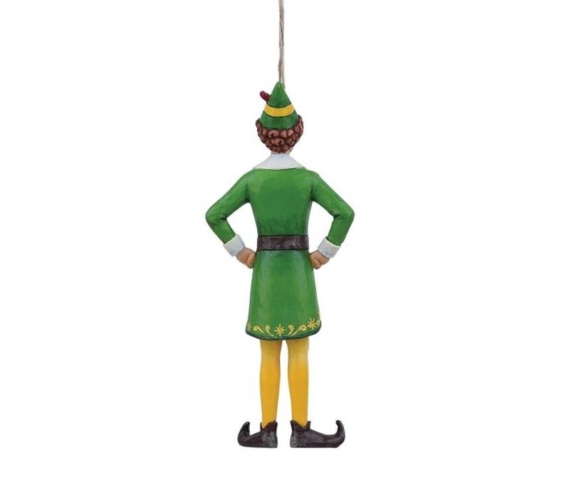 Elf by Jim Shore - Buddy Elf in Classic Pose Hanging Ornament