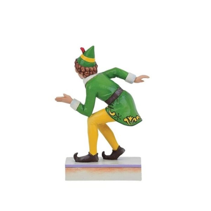 Elf by Jim Shore - Smiling is My Favourite (Buddy in Crouching Pose)