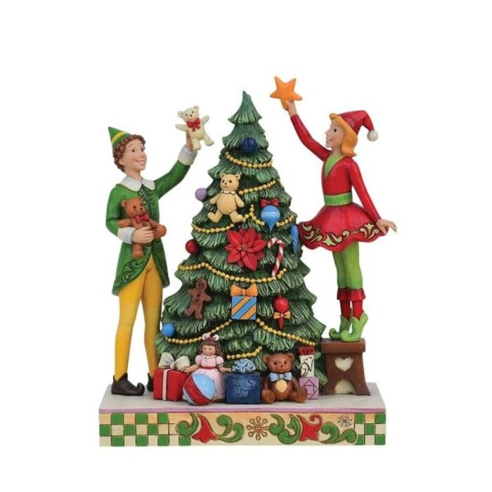 Elf by Jim Shore - Treat Every Day like Christmas (Buddy with Jovie)