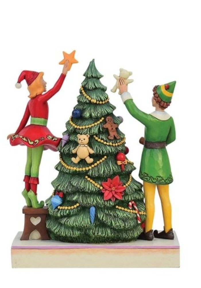Elf by Jim Shore - Treat Every Day like Christmas (Buddy with Jovie)