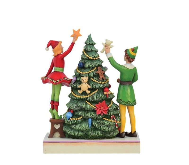 Elf by Jim Shore - Treat Every Day like Christmas (Buddy with Jovie)