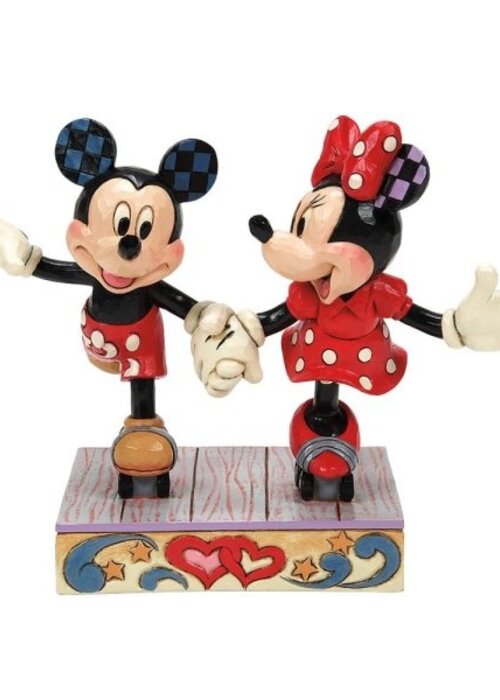 Disney Traditions Mickey and Minnie Mouse Roller Skating (OP=OP!) - Disney Traditions