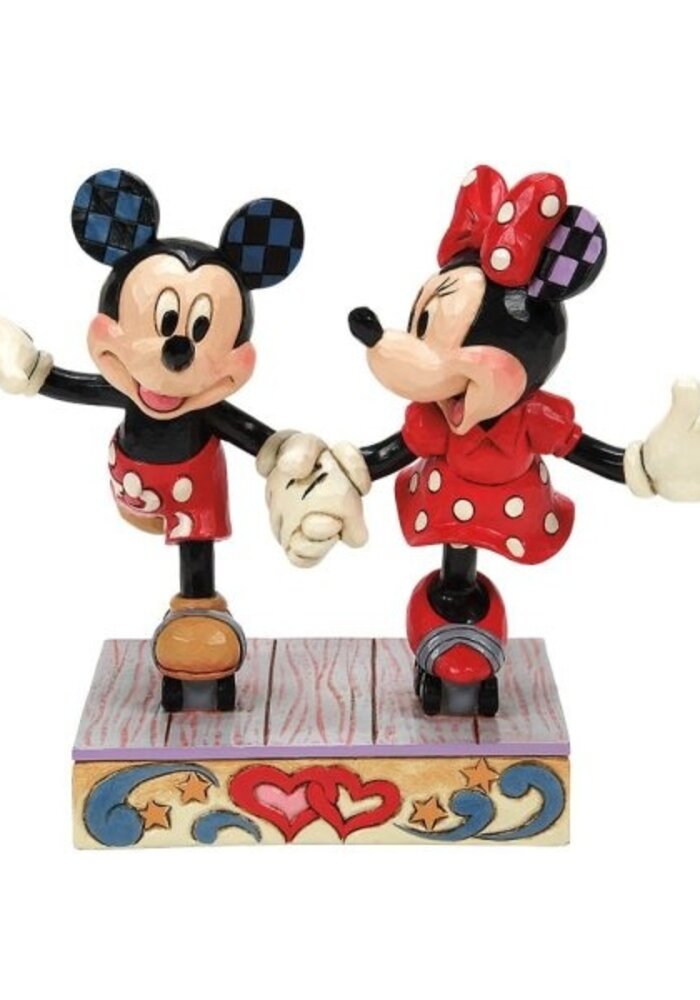 Disney Traditions - Mickey and Minnie Mouse Roller Skating