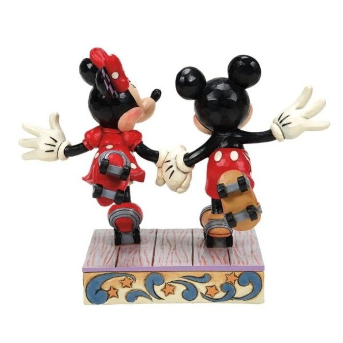 Disney Traditions - Mickey and Minnie Mouse Roller Skating