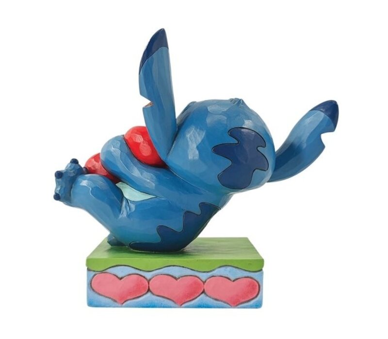 Disney Traditions by Jim Shore Lilo and Stitch Stone Resin Figurine,  4.875”, Blue