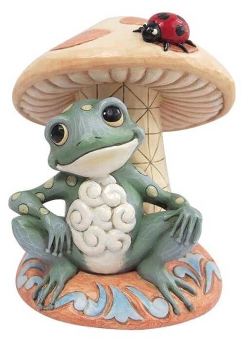 Heartwood Creek A Frog’s Life (Frog Leaning on Mushroom) - Heartwood Creek