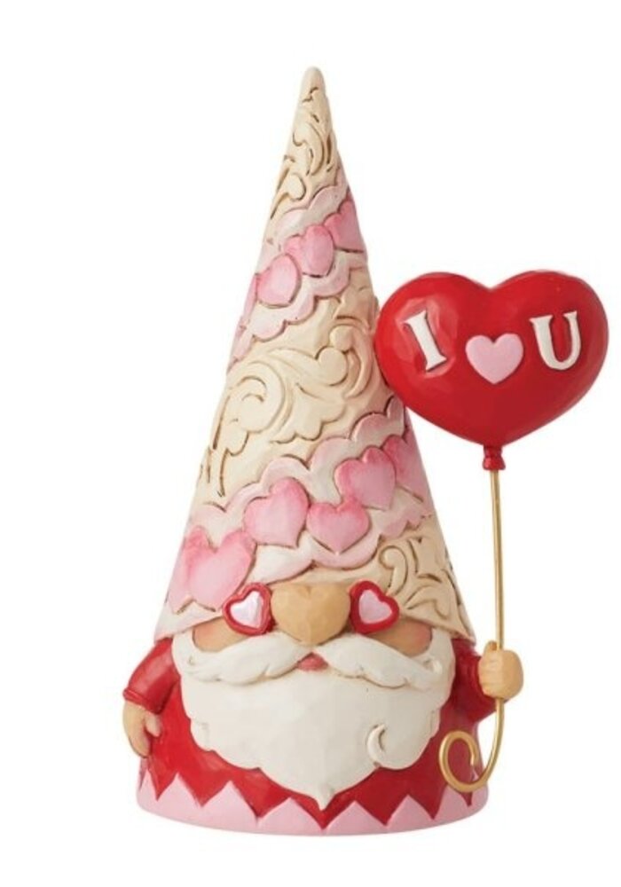Heartwood Creek - Filled with Love (Gnome Holding Heart Balloon)