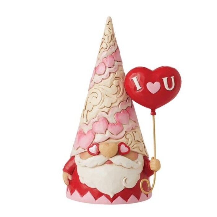 Heartwood Creek - Filled with Love (Gnome Holding Heart Balloon)
