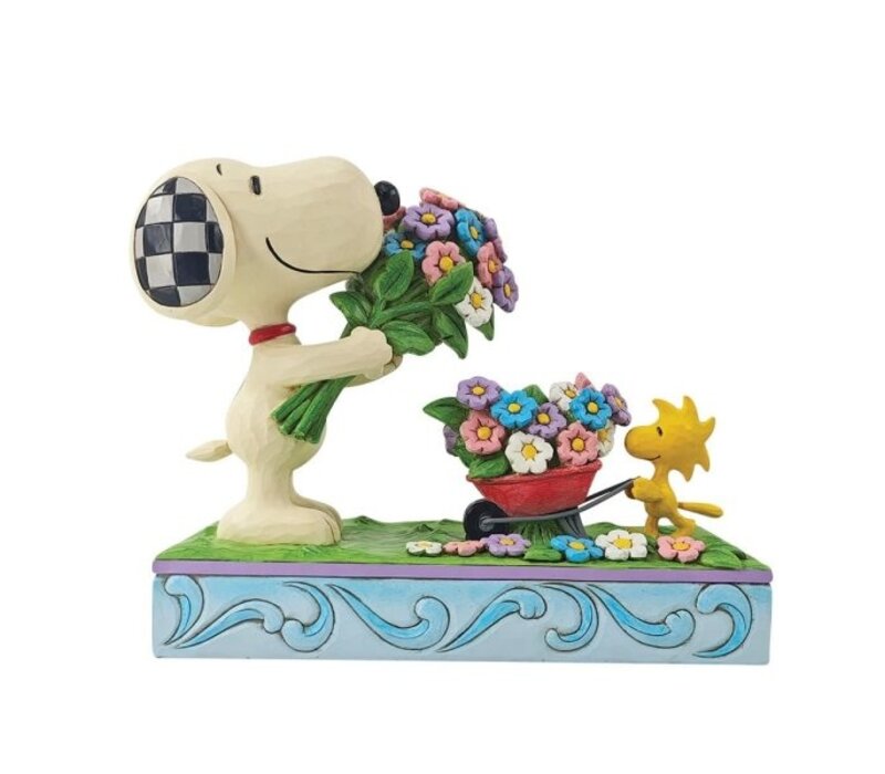 Peanuts by Jim Shore - Fresh Picked Blooms (Snoopy & Woodstock)