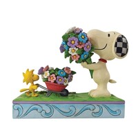 Peanuts by Jim Shore - Fresh Picked Blooms (Snoopy & Woodstock)