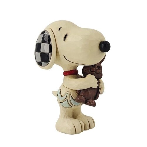 Snoopy with a Chocolate Bunny Mini - Peanuts by Jim Shore 