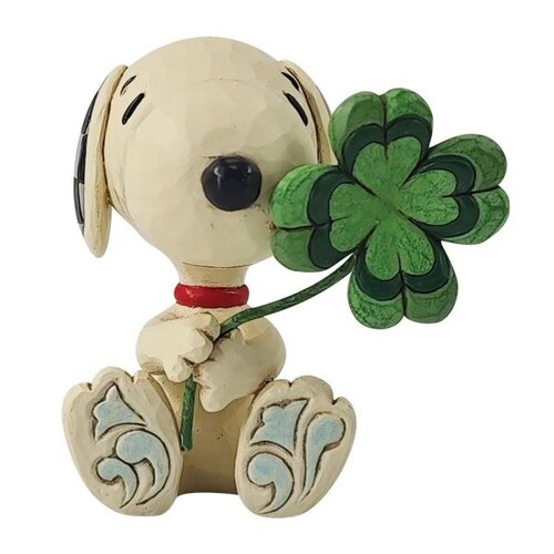 Snoopy with Clover Mini - Peanuts by Jim Shore 