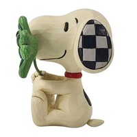 Peanuts by Jim Shore - Snoopy with Clover Mini
