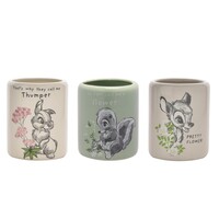 Disney Home - Forest Friends Set of 3 Character Pots