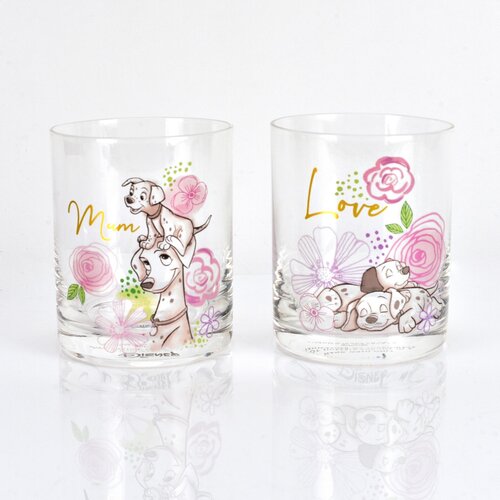 Disney Set of 2 Dalmatians Glasses - Mum - Disney Home 