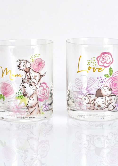 Disney Home Disney Set of 2 Dalmatians Glasses - Mum - Disney Home