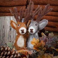 Sjaal met een Verhaal - Eiwarmer Hert Bruin