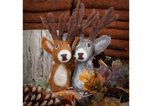 Sjaal met Verhaal Eiwarmer Hert Bruin - Sjaal met een Verhaal