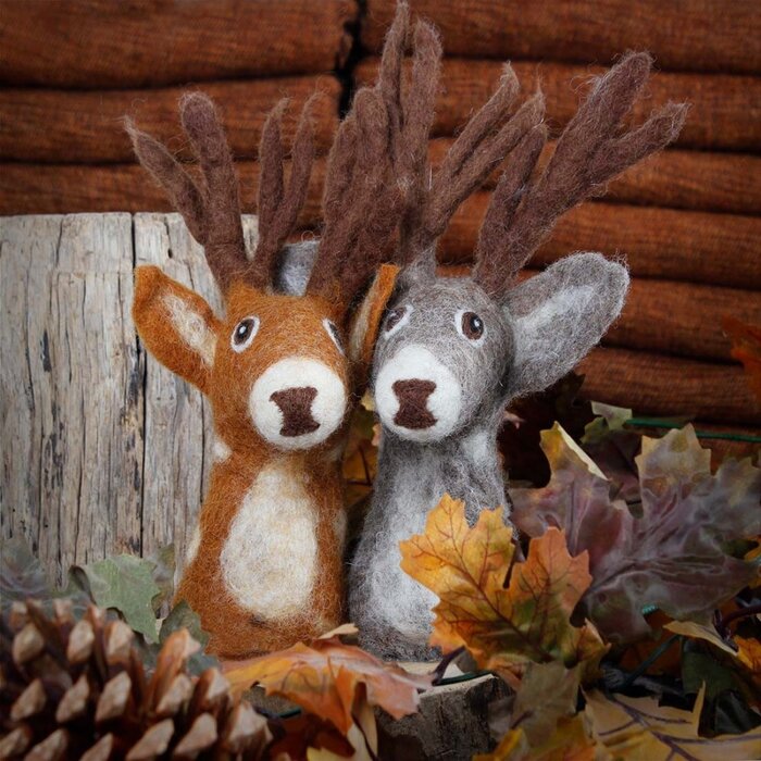 Sjaal met Verhaal Eiwarmer Hert Bruin - Sjaal met een Verhaal