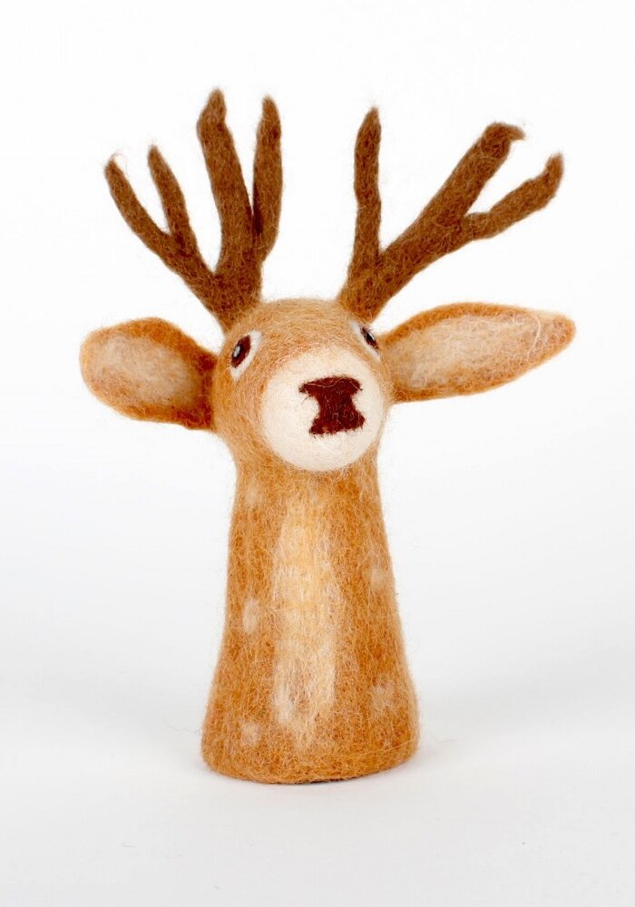 Sjaal met een Verhaal - Eiwarmer Hert Bruin