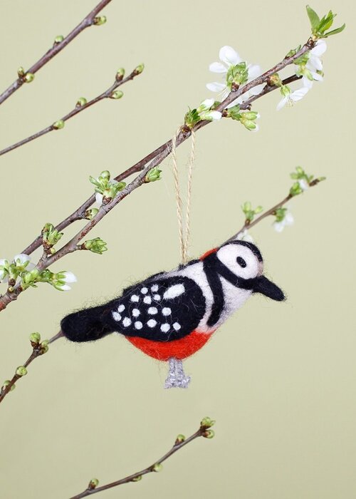 Sjaal met Verhaal Bonte Specht - Sjaal met een Verhaal