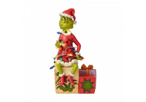 The Grinch by Jim Shore Grinch with Lights (OP=OP!) - The Grinch by Jim Shore