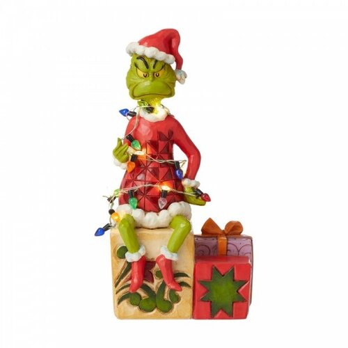 Grinch with Lights - The Grinch by Jim Shore 