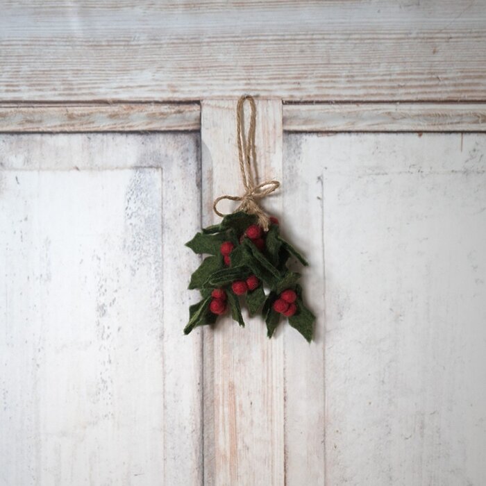 Sjaal met een Verhaal - Hanger Holly Berry Large