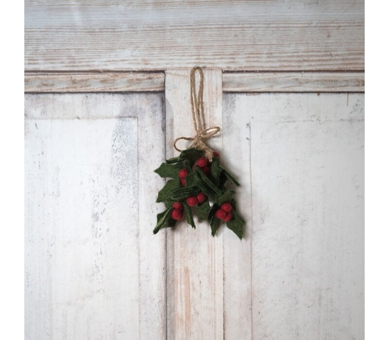 Sjaal met een Verhaal - Hanger Holly Berry Large