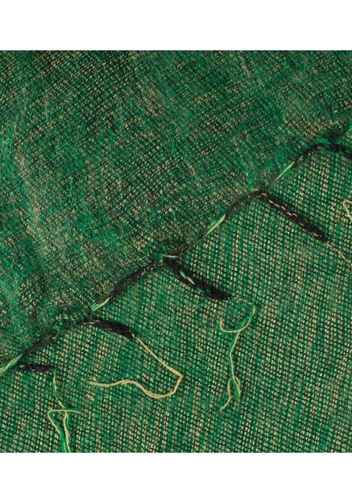 Sjaal met een Verhaal - Plaid Appelgroen