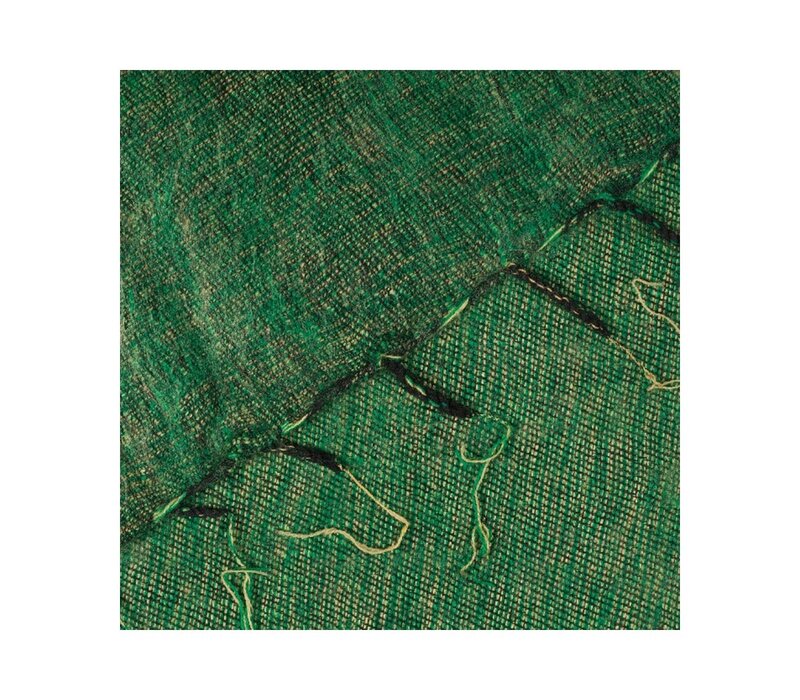 Sjaal met een Verhaal - Plaid Appelgroen