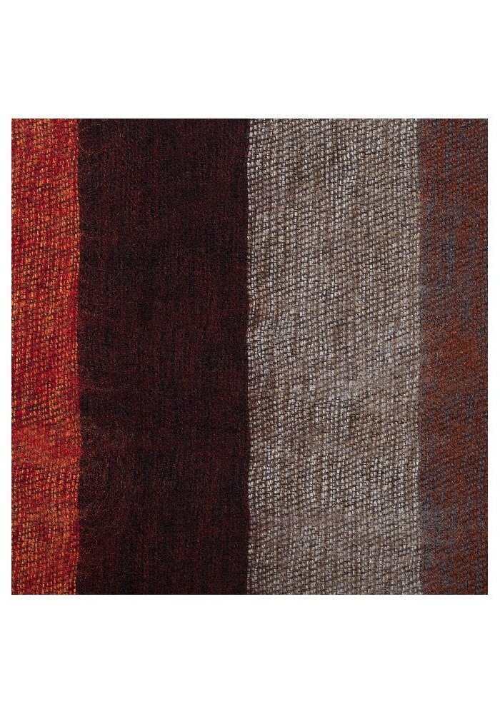 Sjaal met een Verhaal - Plaid Oranjebruin Taupe