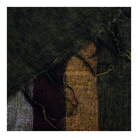 Sjaal met een Verhaal - Plaid Mosgroen Cognac Bordeaux