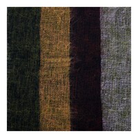 Sjaal met een Verhaal - Plaid Mosgroen Cognac Bordeaux