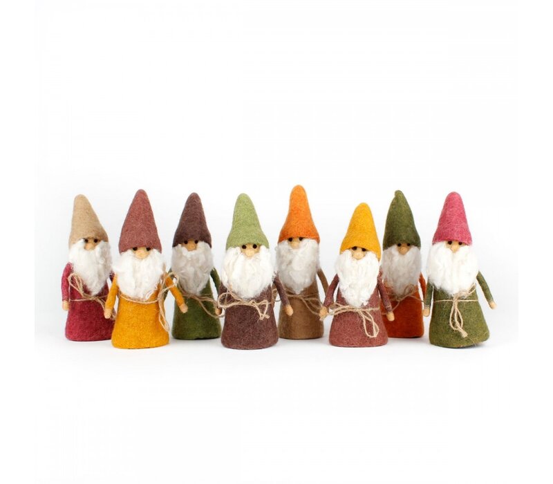 Sjaal met een Verhaal - Eiwarmer Kabouter Cognac