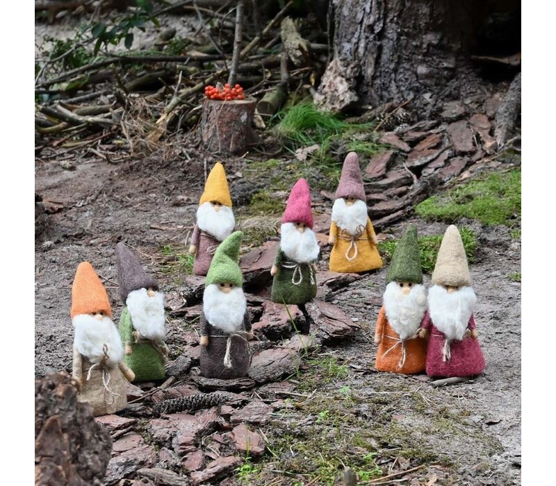 Sjaal met een Verhaal - Eiwarmer Kabouter Cognac