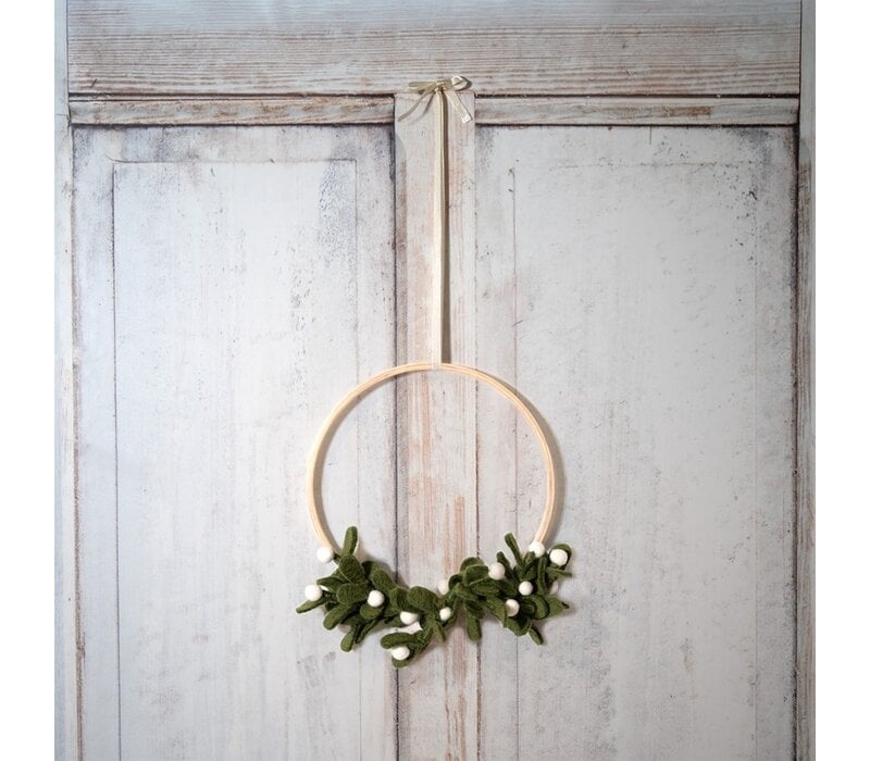 Sjaal met een Verhaal - Krans Mistletoe