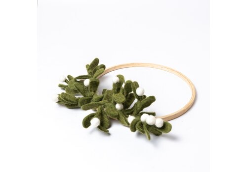 Sjaal met Verhaal Krans Mistletoe - Sjaal met een Verhaal