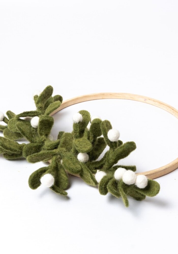 Sjaal met een Verhaal - Krans Mistletoe