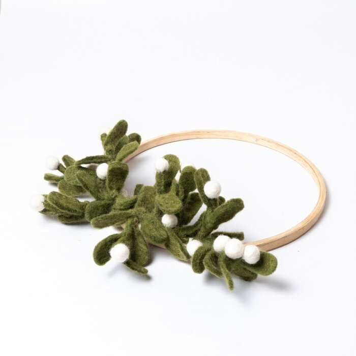 Sjaal met Verhaal Krans Mistletoe - Sjaal met een Verhaal