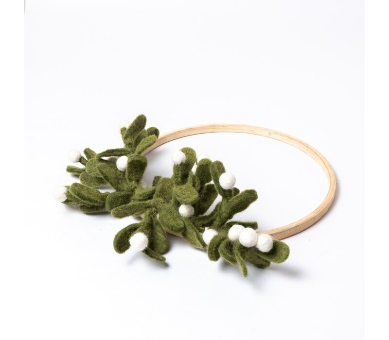 Sjaal met een Verhaal - Krans Mistletoe