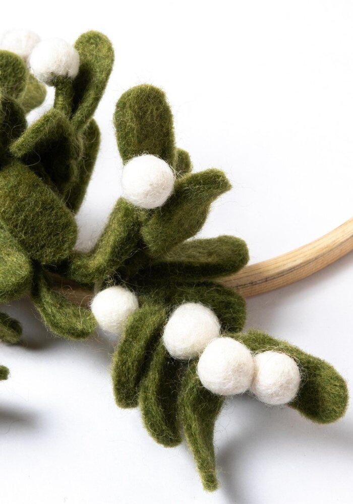 Sjaal met een Verhaal - Krans Mistletoe