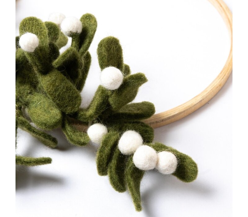 Sjaal met een Verhaal - Krans Mistletoe