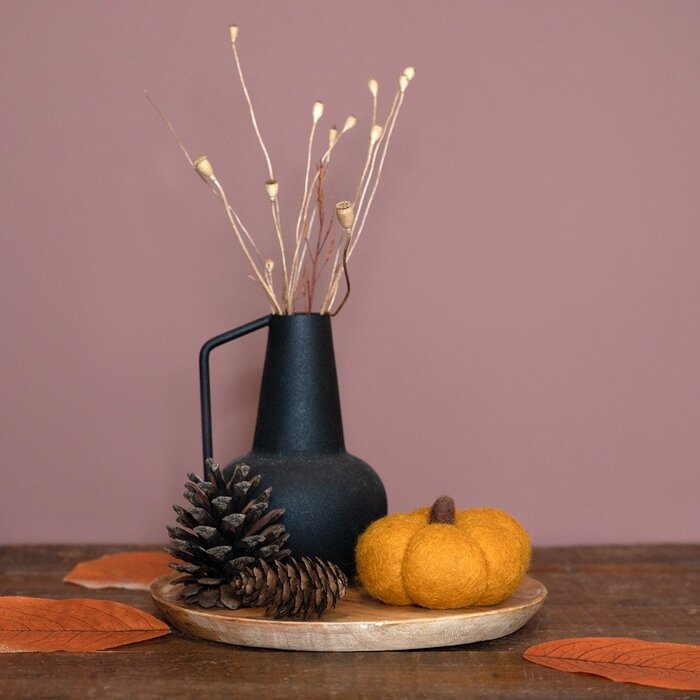 Sjaal met een Verhaal - Pompoen Medium Okergeel