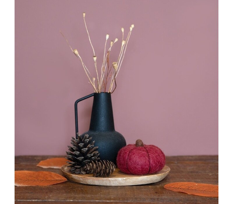 Sjaal met een Verhaal - Pompoen Medium Bordeaux