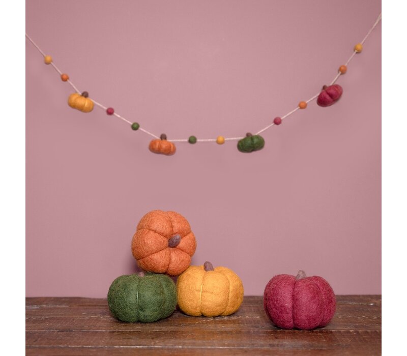 Sjaal met een Verhaal - Pompoen Medium Oranje