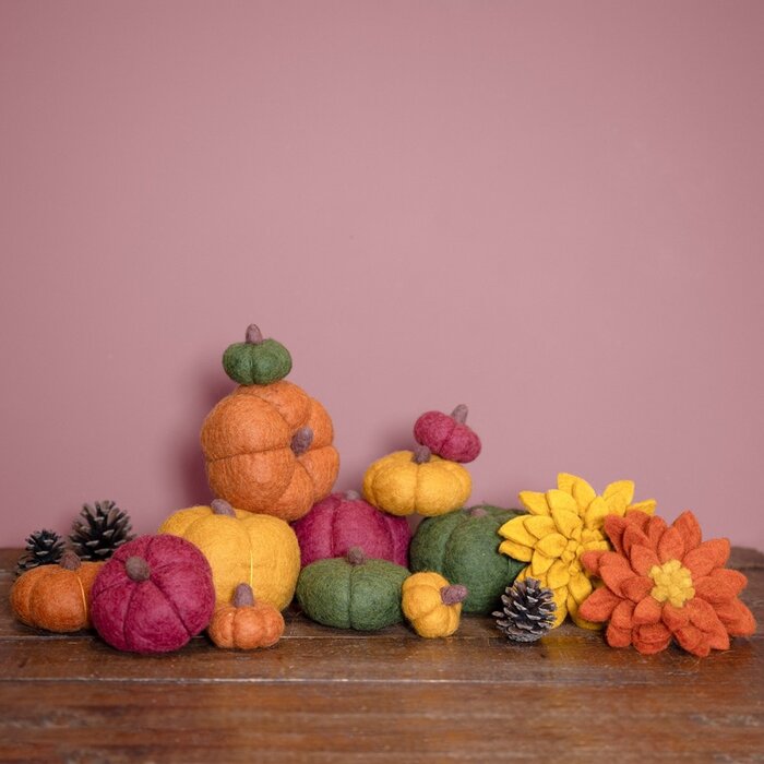 Sjaal met een Verhaal - Pompoen Medium Oranje