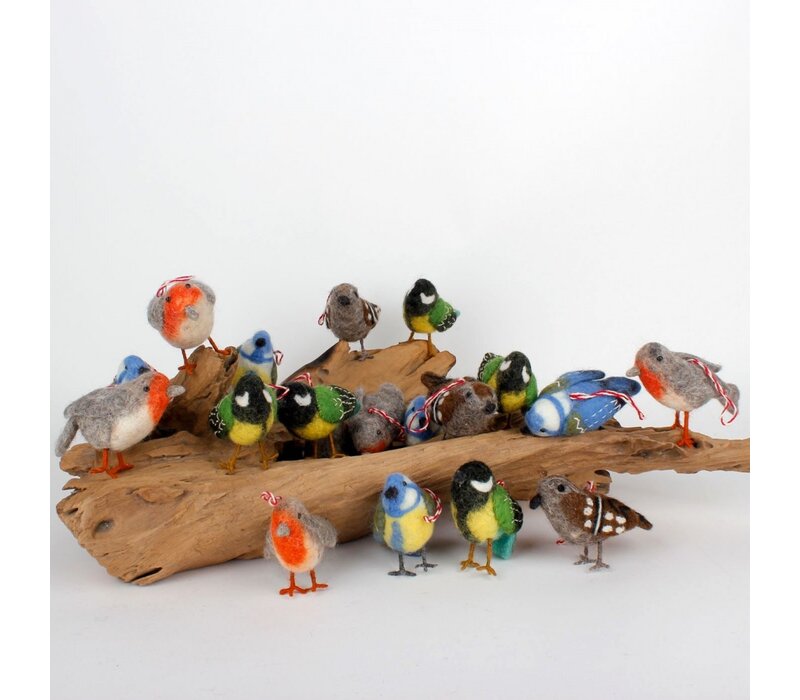 Sjaal met een Verhaal - Hanger Roodborstje