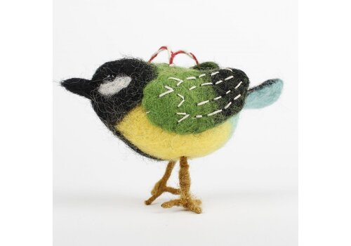 Sjaal met Verhaal Hanger Koolmeesje - Sjaal met een Verhaal