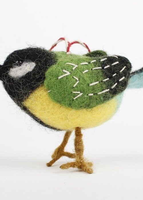 Sjaal met Verhaal Hanger Koolmeesje - Sjaal met een Verhaal